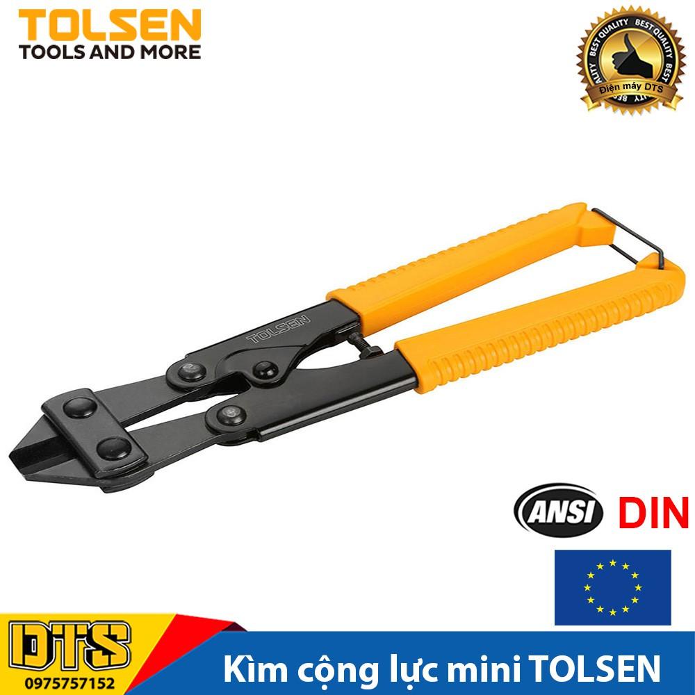 Kìm cộng lực mini công nghiệp TOLSEN, kìm cắt sắt mini thép CrV đen bóng xử lý nhiệt độ cao