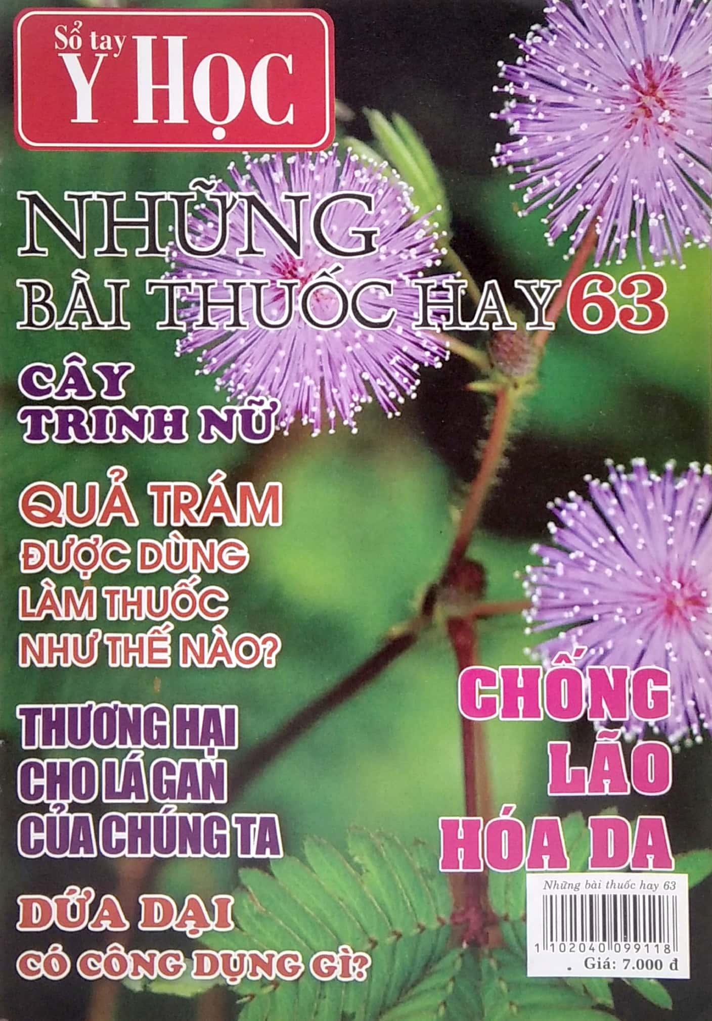 Sổ Tay Y Học - Những Bài Thuốc Hay 63