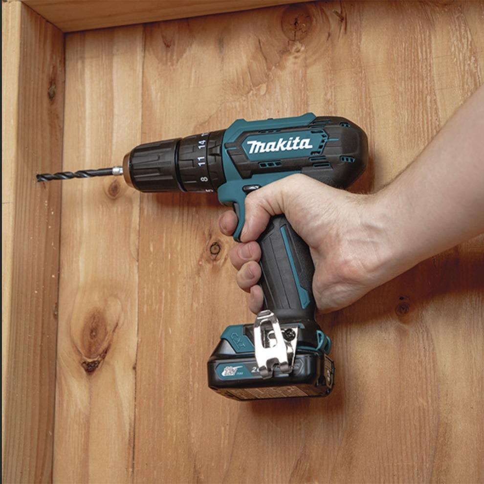 MÁY KHOAN BÚA VẶN VÍT 3 CHỨC NĂNG DÙNG PIN 12V MAKITA HP333DSAE  - HÀNG CHÍNH HÃNG