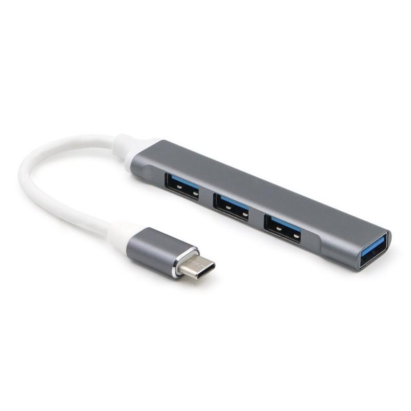 Bộ chia 4 cổng USB type C sang 3 cổng USB 2.0 và 1 cổng USB 3.0