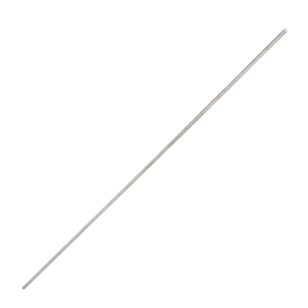 50 cm x 6063 Hợp Kim Nhôm Tròn Chắc Chắn Cần Thanh Trục, Diam. 3mm