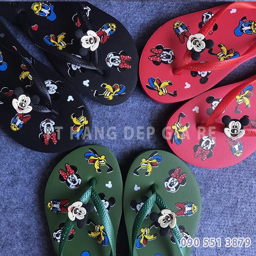 Dép quai kẹp nữ hình Mickey cute