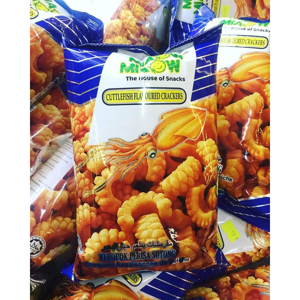 Snack mực Miaow Miaow Malaysia