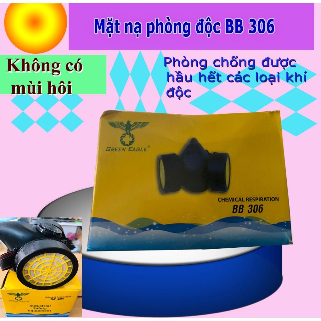 Mặt Nạ Phòng Độc Green Eagle – BB.306 2 Phin Lọc, Có Van Trợ Thở Giúp Thở Nhẹ Nhàng