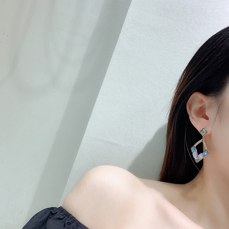 Bông Tai Bạc S925 Đá Tự Nhiên Thiết Kế Thủ Công Phụ Kiện Handmade