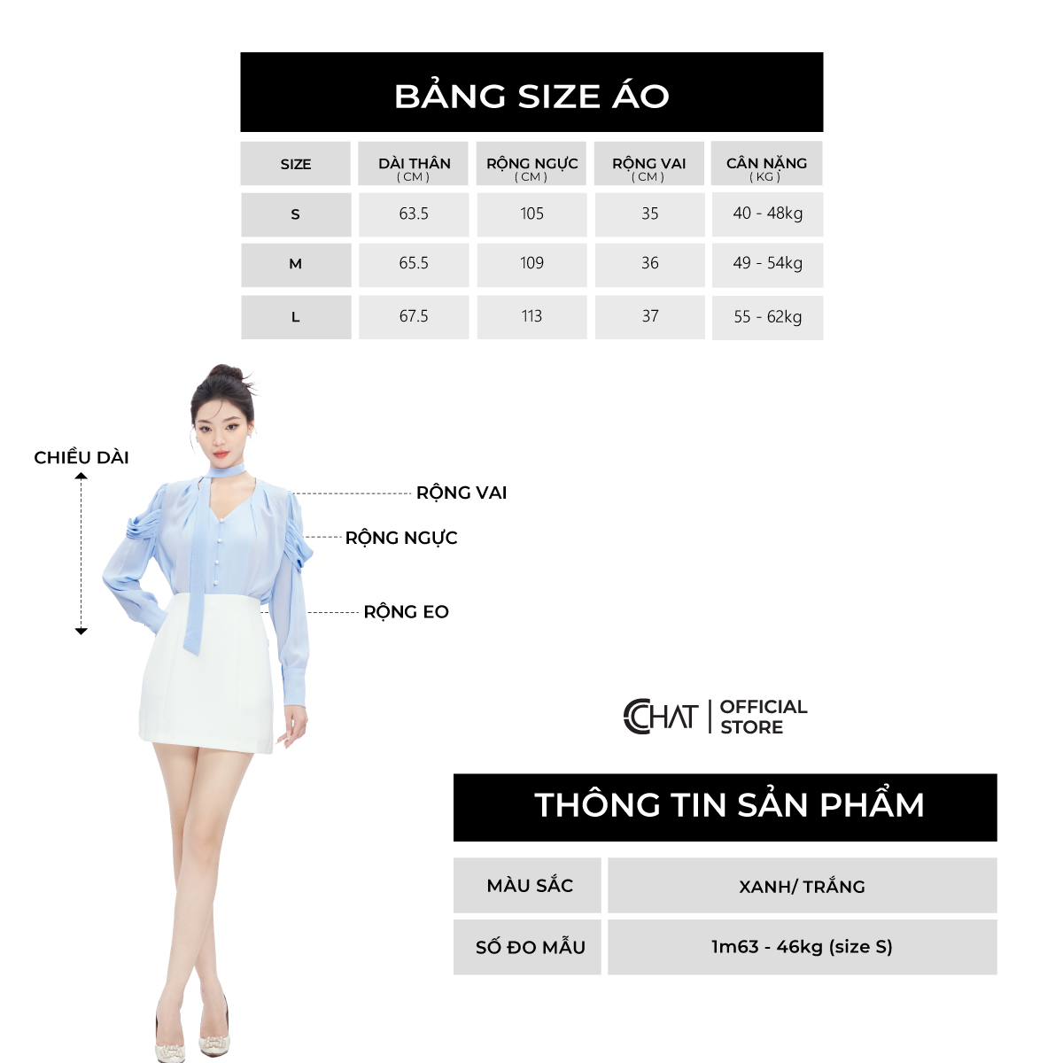 Áo Sơ Mi Nữ Kiểu Cổ V Kèm Dây Dáng Suông Chất Voan Bay Bổng 53FDV2032ST