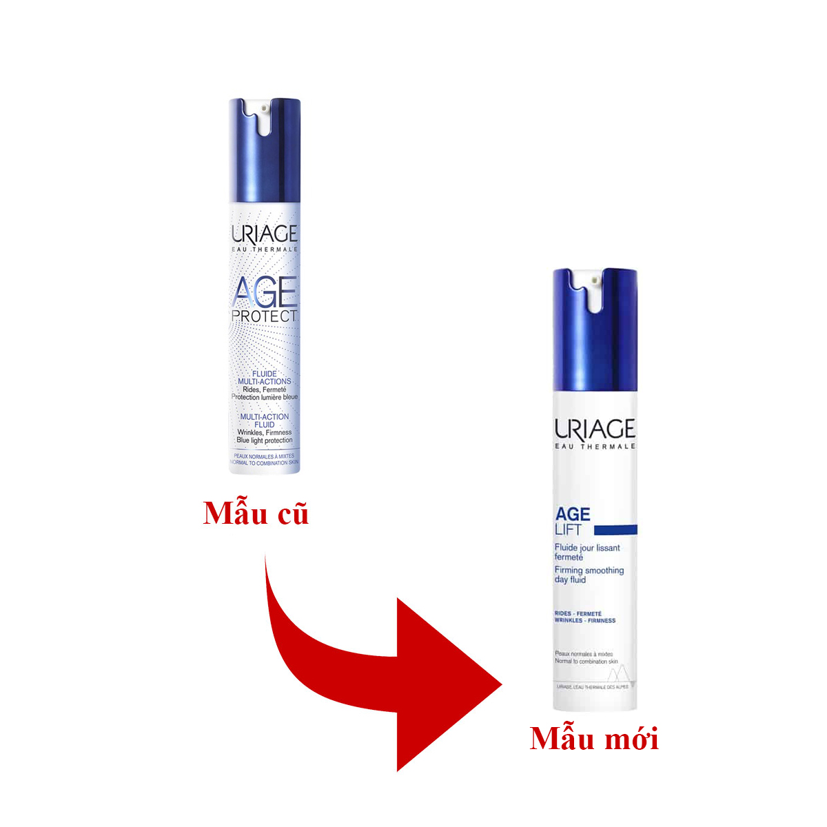 Uriage Age Protect Multi-Action Fluid: Sữa Dưỡng Chống Lão Hóa (40 ml)