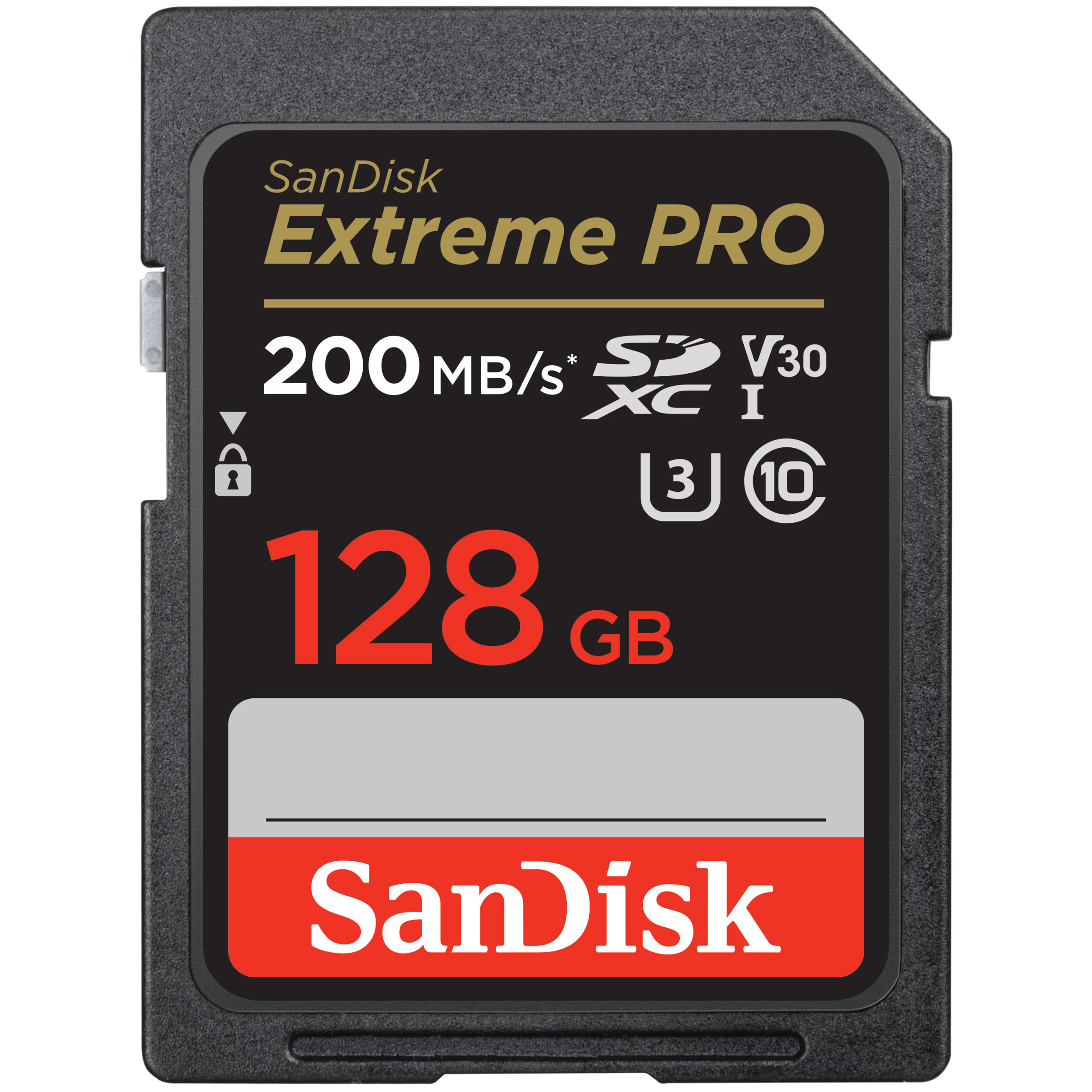 Thẻ nhớ SDXC SanDisk Extreme Pro SDSDXXD-128G U3 V30 128GB 200MB/s New 2022 - Hàng Nhập Khẩu