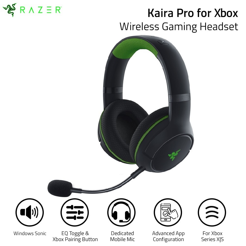 Tai nghe chơi Game Razer Kaira Pro for Xbox - Hàng chính hãng