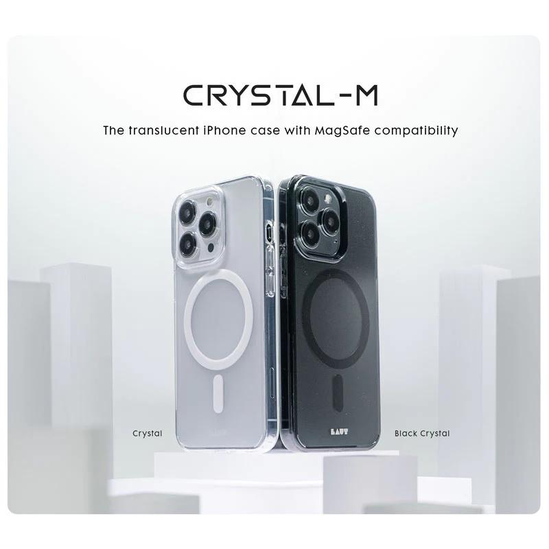 Ốp LAUT Crystal M lưng trong mờ không bám vân tay dành cho iPhone 14/ 14 Plus/ 14 Pro/ 14 Pro Max - Hàng chính hãng