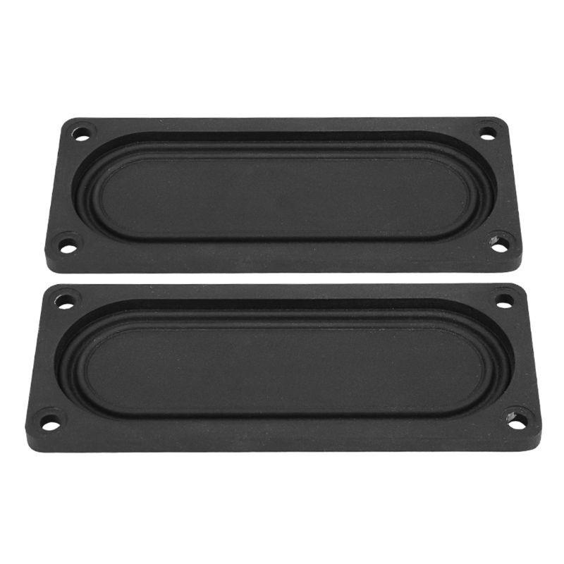 HSV 2PCS Audio Bass Diaphragm Square Frame Vibration Film Passive Radiator Speaker Repair Parts DIY Home Theater Speaker Kit