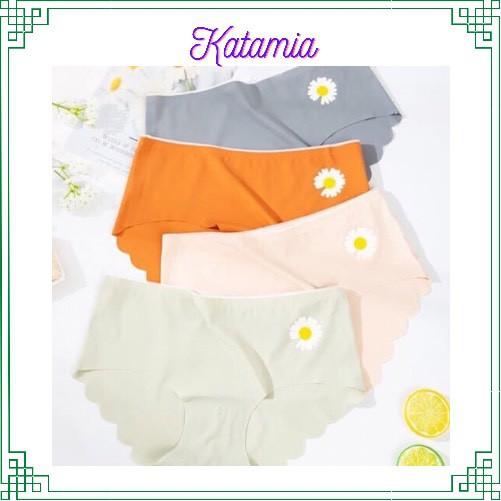Quần lót nữ đúc su thun lạnh dễ thương cao cấp không đường may kháng khuẩn 9511