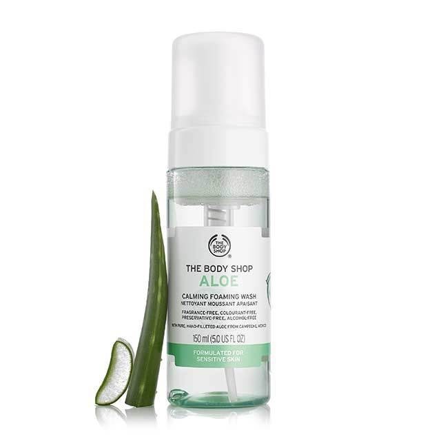 Sữa Rửa Mặt Dạng Bọt The Body Shop Aloe 150ml