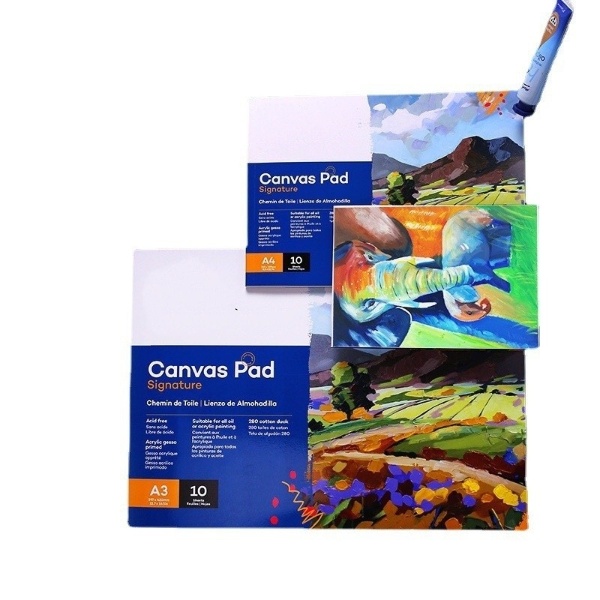 Canvas Pad Acrylic 280GSM 10 tờ - A3,A4,A5