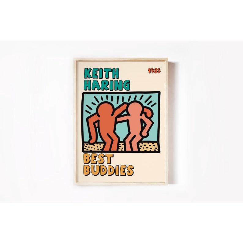 Tranh canvas Keith Haring Pop Art