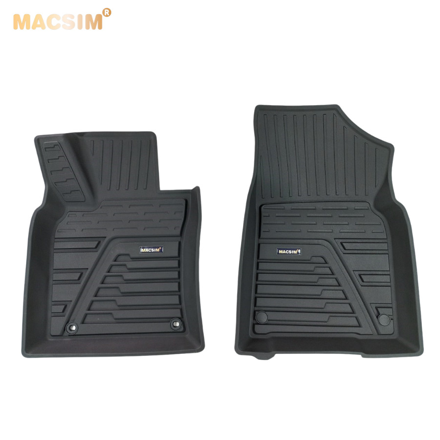 Thảm lót sàn xe ô tô Toyota Camry 2019 tới nay, Nhãn hiệu Macsim  chất liệu nhựa TPE đúc khuôn cao cấp.