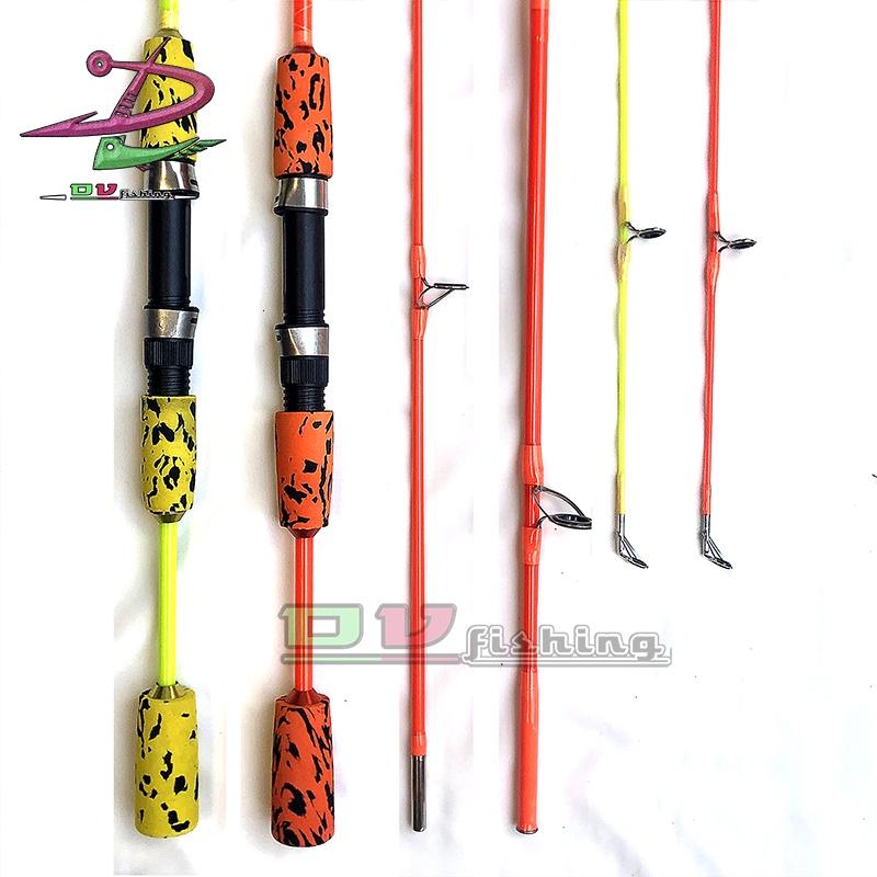 Bộ cần câu lure máy đứng, câu lăng xê,