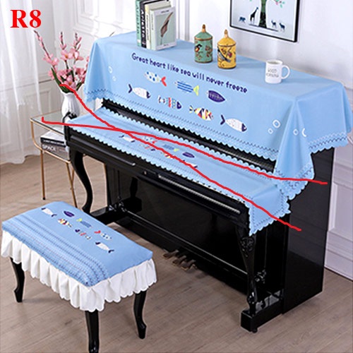 KHĂN PHỦ ĐÀN PIANO CHO BÉ CỰC XINH XẮN ĐÁNG YÊU