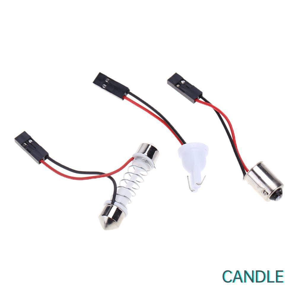 Bảng Đèn Led Ánh Sáng Trắng Dc 12v 5050 6smd T10 Cho Nội Thất Xe Hơi