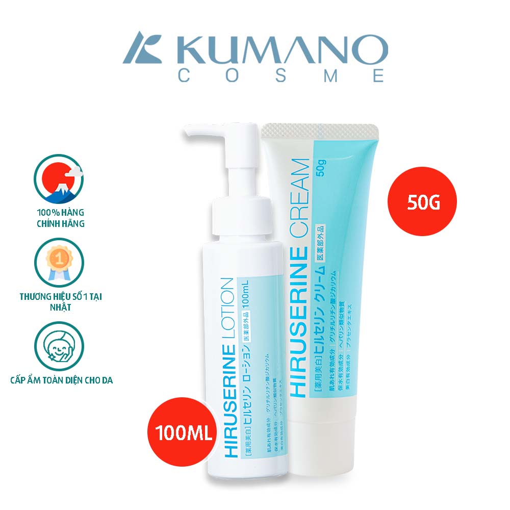 Dưỡng Ẩm Cho Da Mềm Mịn, Làm Trắng Da Hiruserine
