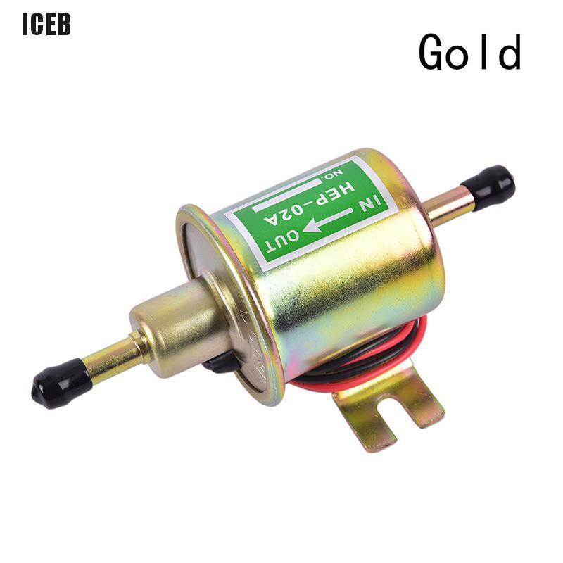 iceb New Gas Diesel Electronic Fuel Pump Inline Low Pressure electric fuel12V HEP-02A