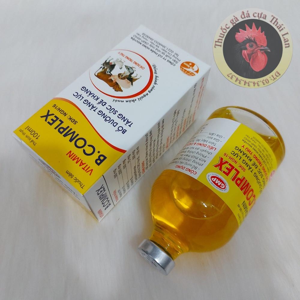 Vitamin B complex (bổ dưỡng tăng lực , tăng sức đề kháng) 1 lọ / 100ml