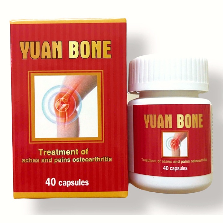Viên uống đau nhức xương khớp Yuan Bone - Loại xịn - Xuất xứ Malaysia - Hộp 40 viên - Mã số 1361