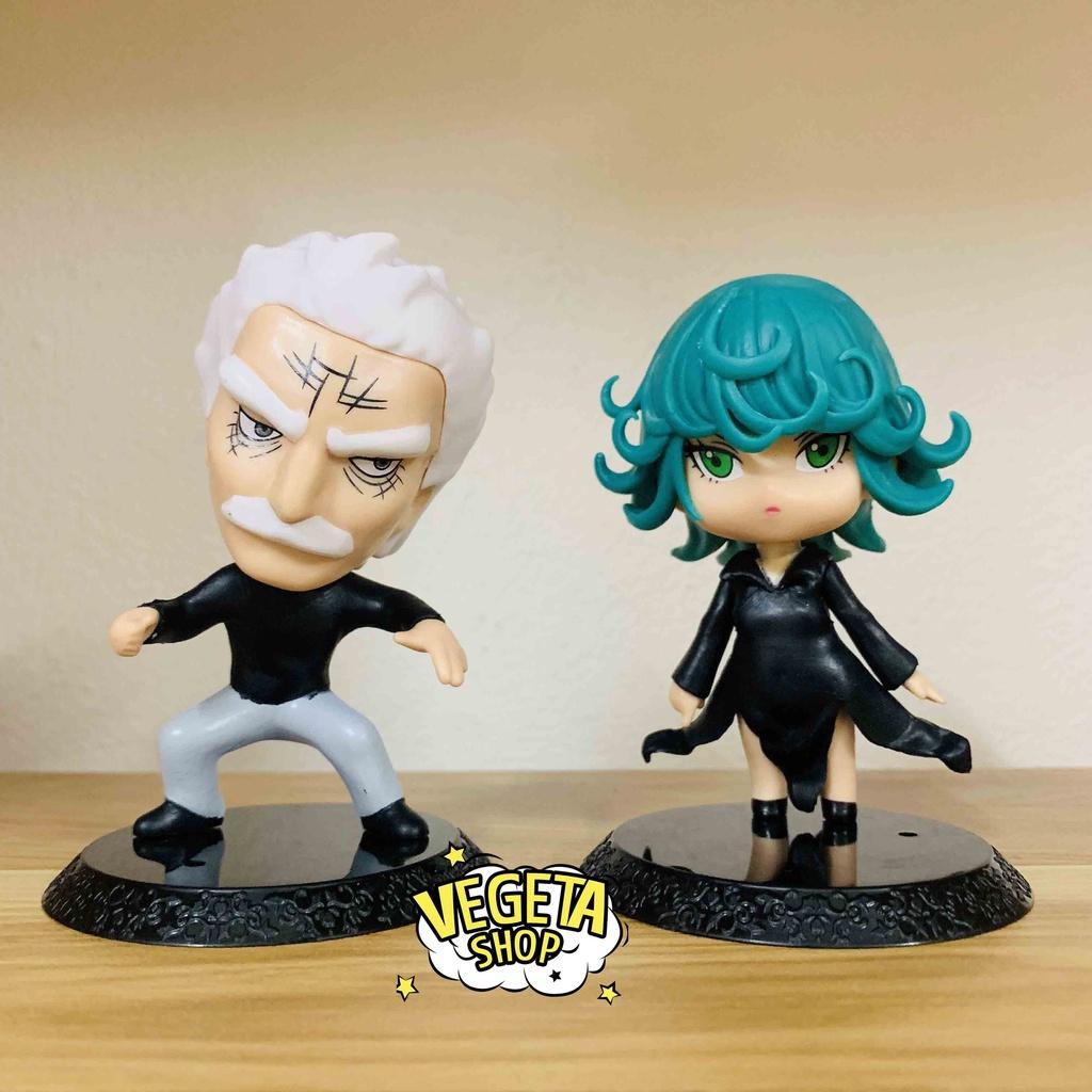 Mô hình One Punch Man - Saitama Genos Tatsumaki Lốc xoáy Bang Metal Knight Hiệp sỹ kim loại Mumen Rider - Cao 8~10,5cm