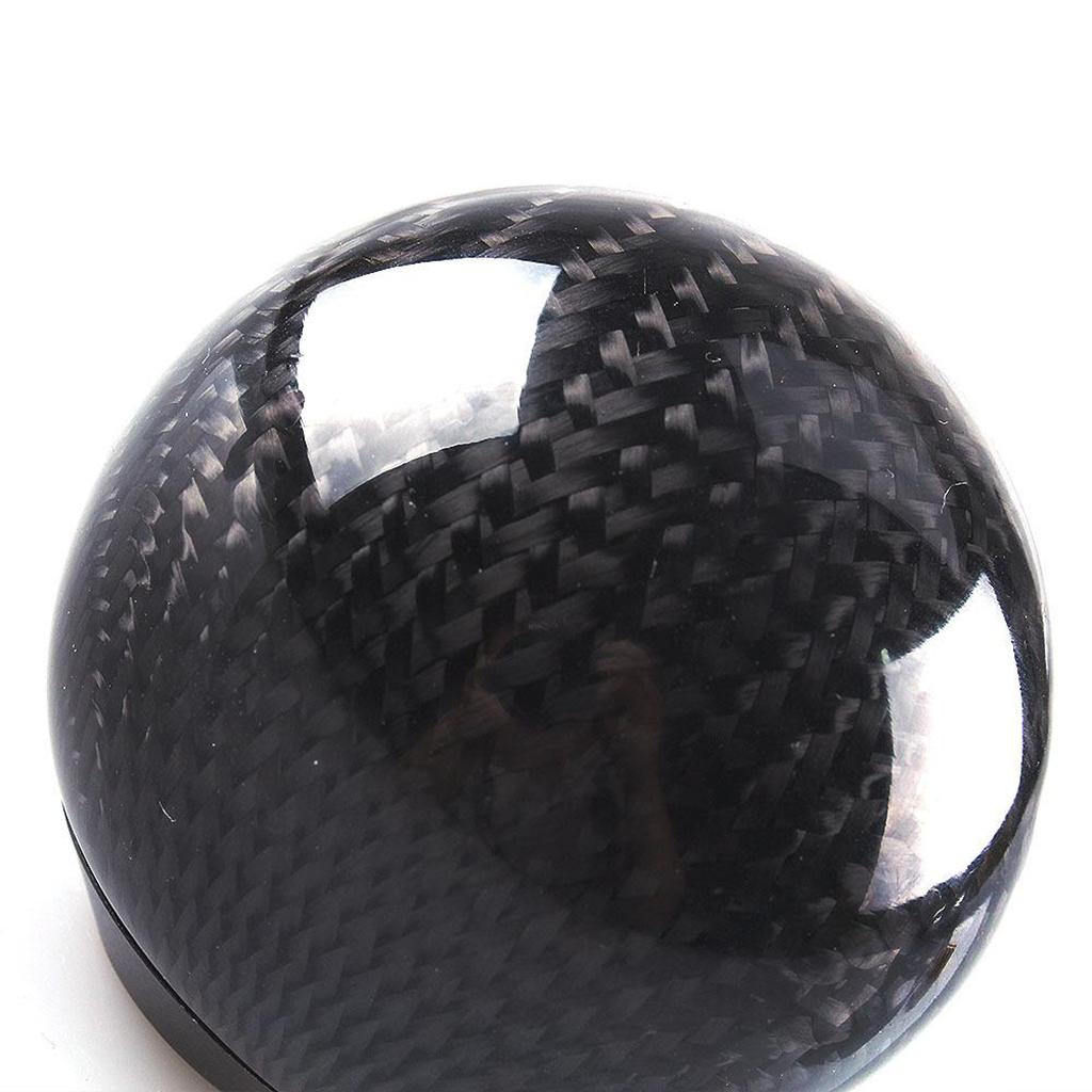 Carbon Fiber Car Gear  Knob Shifter Lever Stick Universal Manual Black