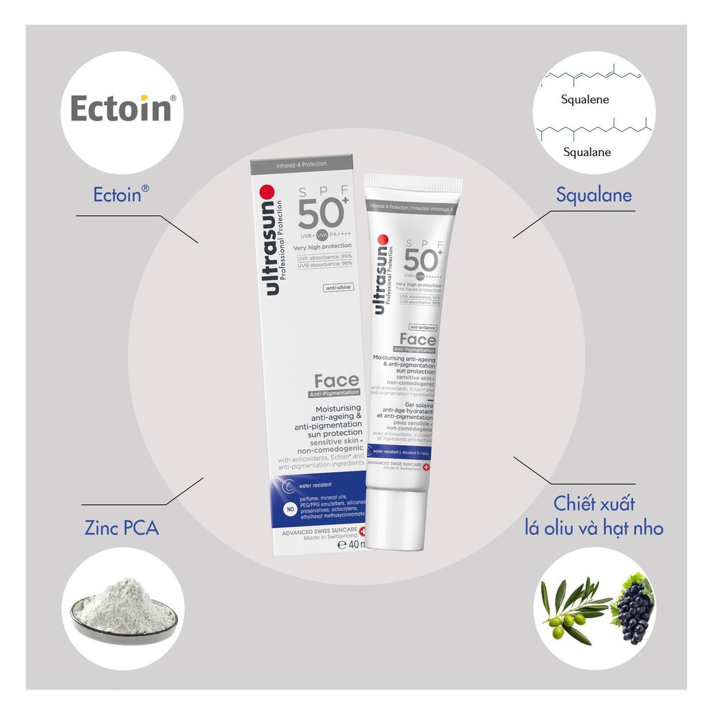 Kem Chống Nắng Ultrasun Face Anti Age & Anti Pigmentation SPF 50+