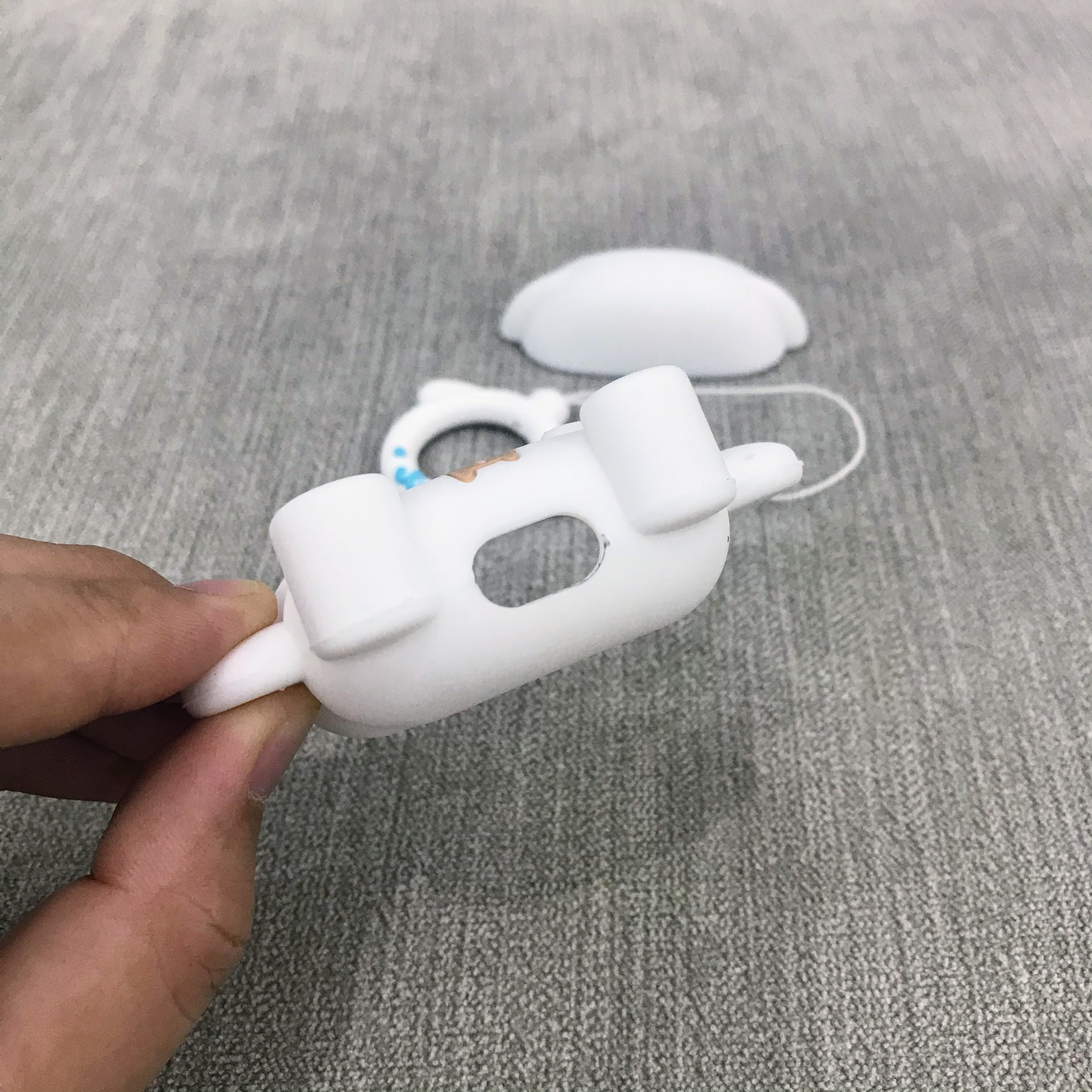 Case Dành Cho Airpods 1 / 2 - Ốp Bảo Vệ Chất Lượng Cao Cấp Dành Cho Airpods 1 / Airpods 2 - Chó Quế Trắng