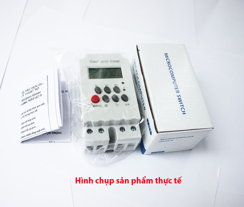 CÔNG TẮC HẸN GIỜ ĐA NĂNG KG316T-II, 220V AC - 25A.