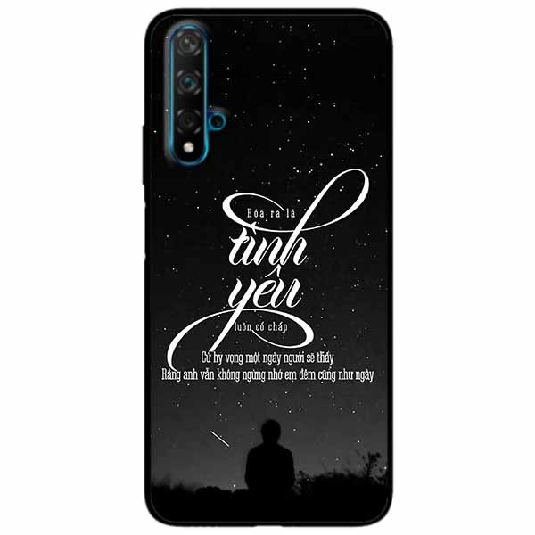 Ốp lưng in cho Huawei Nova 5T Mẫu Hoá Tình Yêu