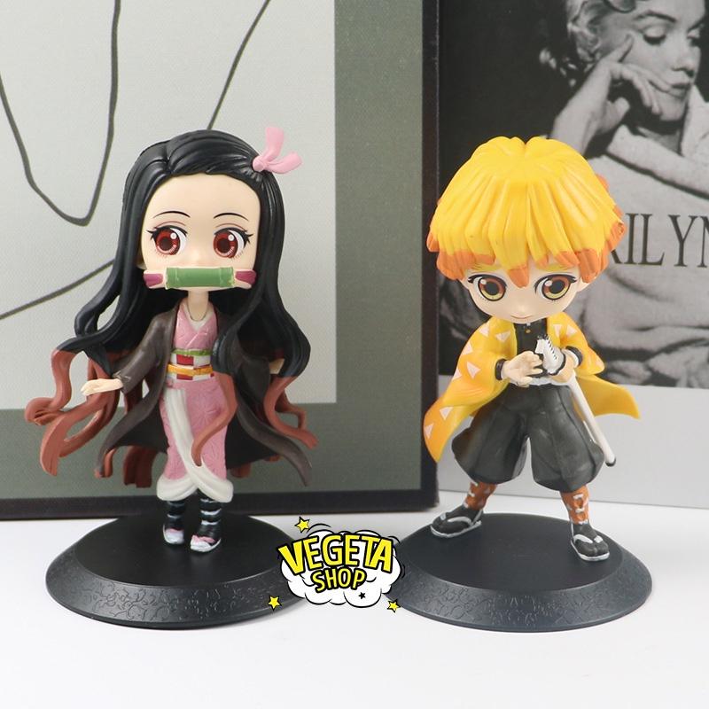 Mô hình Q Posket Kimetsu No Yaiba - Thanh gươm diệt quỷ - Tanjiro Nezuko Zenitsu Rengoku Kanao Shinobu Inosuke Giyu