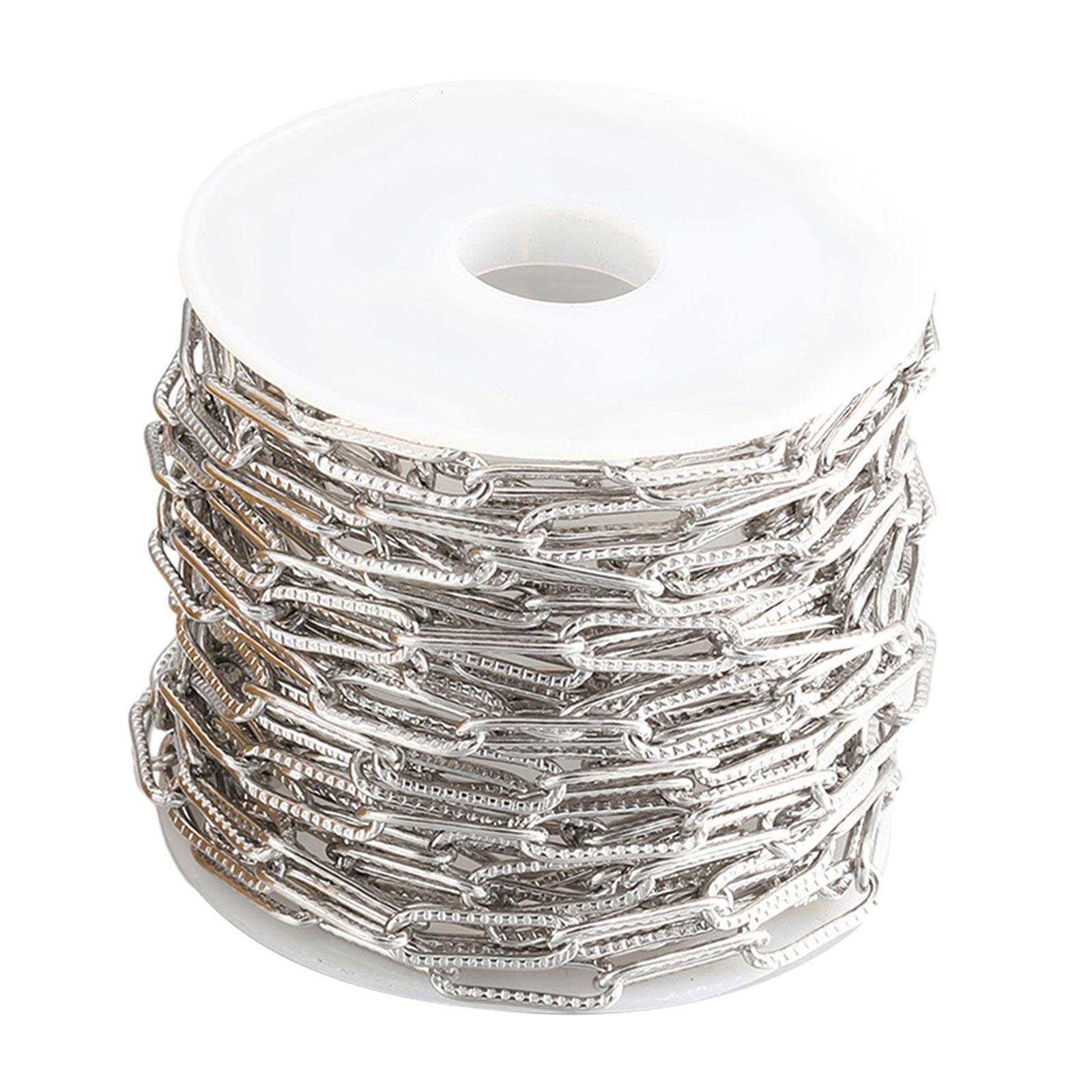 Paperclip Link Chain Link Chain Bulk for Handmaded Jewelry Supplies DIY