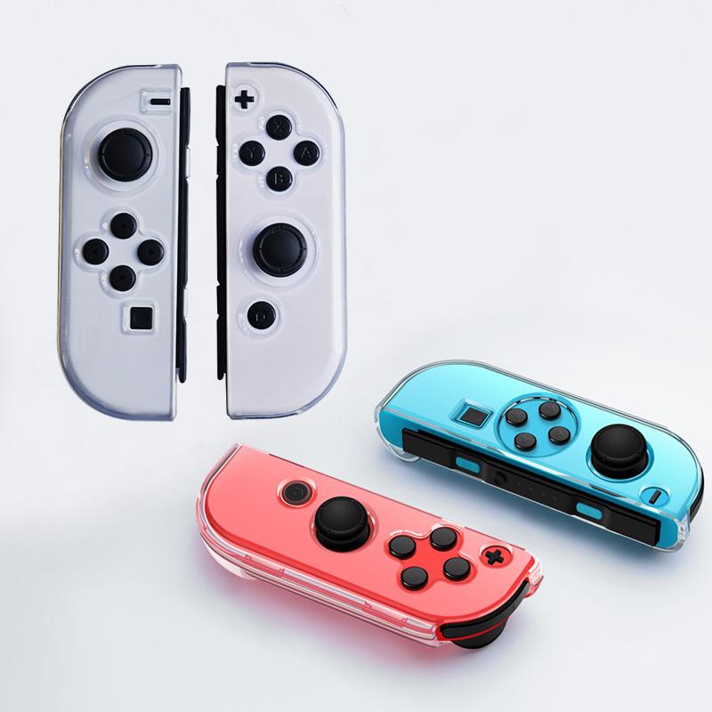 Vỏ cứng trong suốt Vỏ bảo vệ Vỏ Joycon cho Nintendo Switch/Switch Oled NS Joy-Con Bảo vệ TPU mềm pha lê trong suốt Màu sắc: Cứng PC