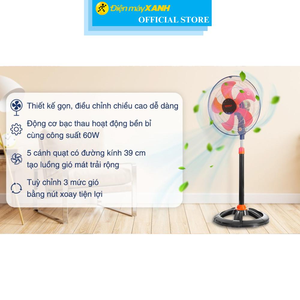 Quạt cây Senko 5 cánh DTS1609 60W - Hàng Chính Hãng