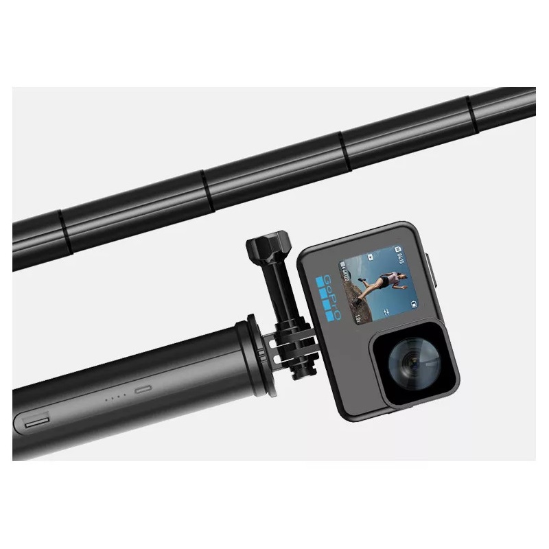 ULANZI UURIG TP-04 - Chân Tripod dành cho GoPro/DJI Osmo Action 1/2 | Tích hợp pin 5000mAh - Hàng Chính Hãng