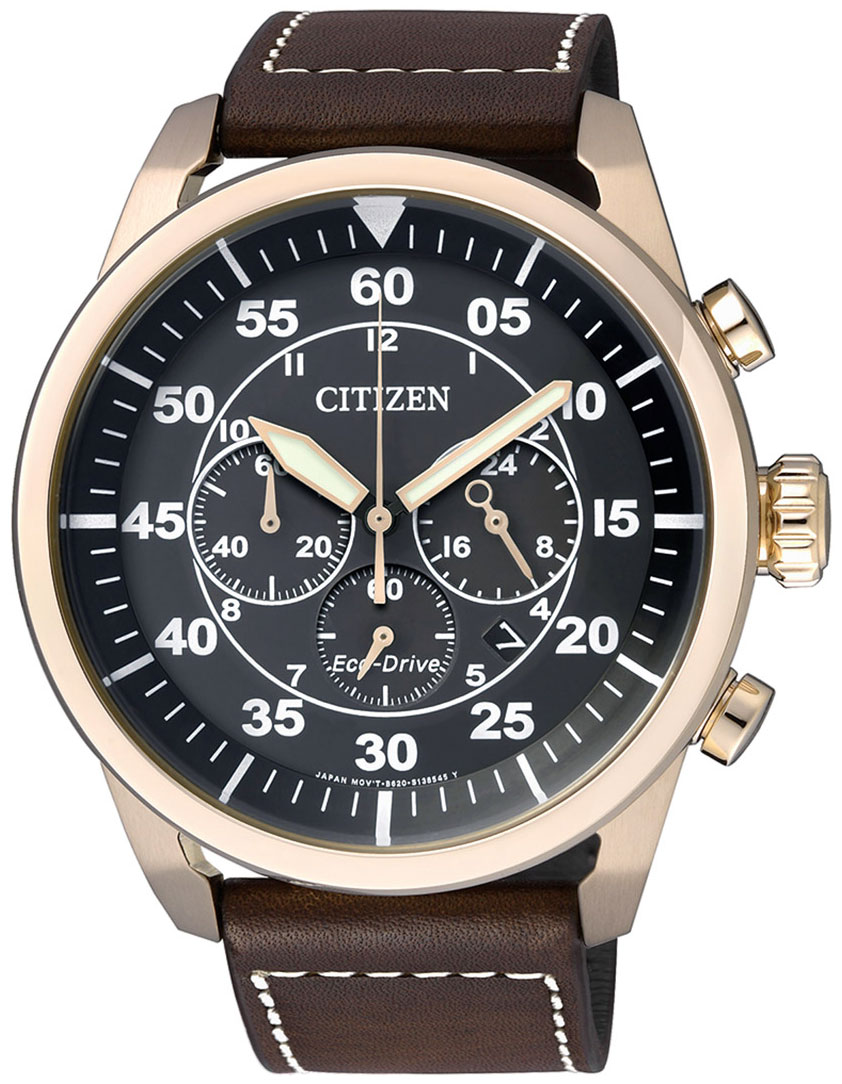 Đồng Hồ Nam Citizen Dây Da CA4213-00E - Mặt Đen