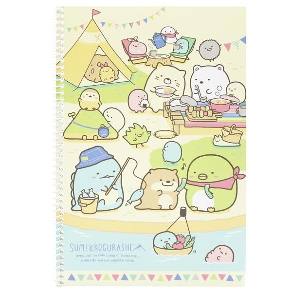Sổ Lò Xo Kẻ Ngang Mini Sumikko Gurashi - Magic Channel SG-01-124-A