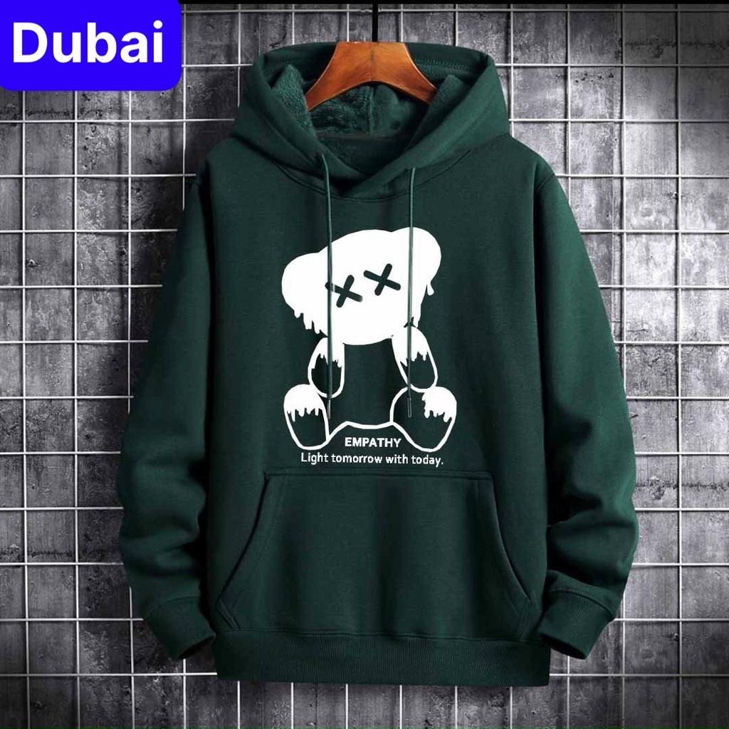 ÁO KHOÁC HOODIE NAM NỮ UNISEX CHẤT NỈ HÌNH GẤU EMPATHY PHONG CÁCH CAO CẤP MỚI - DUBAI FASHION