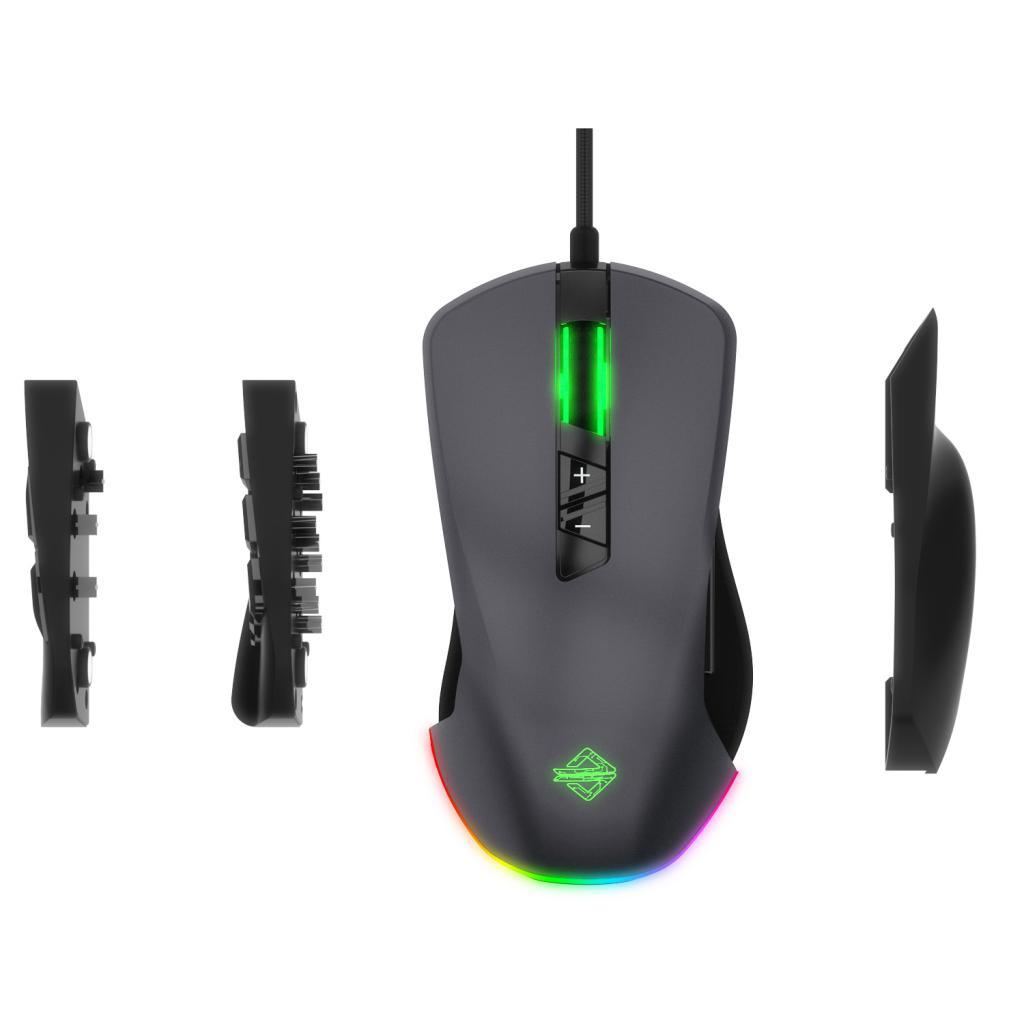 GTI USB Wired Computer Mouse, 3 Button, Scroll Wheel, Fit for Gaming, Gray