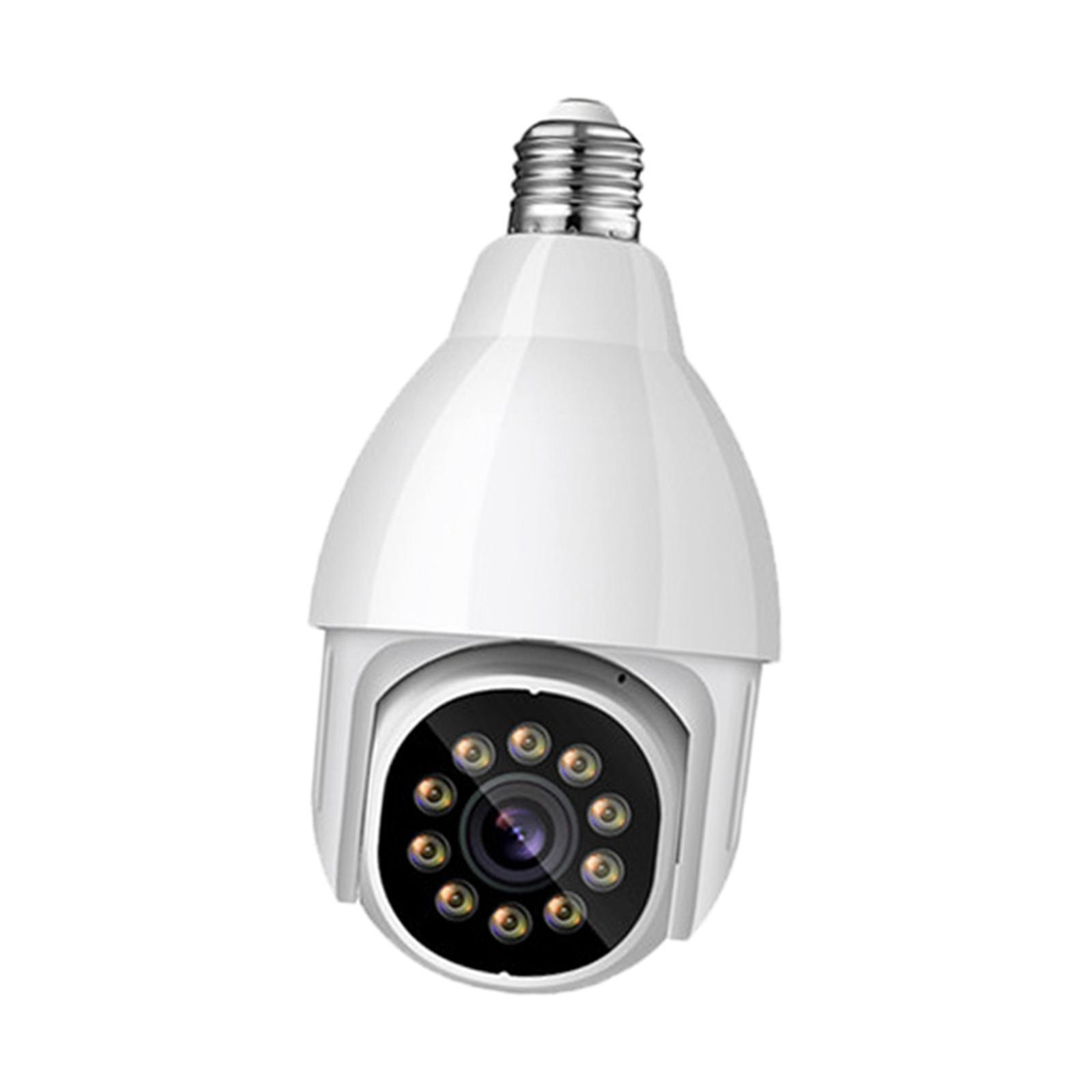 Bulb Shape 2MP E27 WiFi Wireless  Camera IP Camera for
