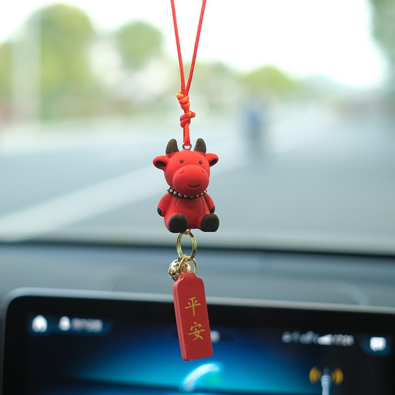 Dây Treo Gương Chiếu Hậu Trang Trí Xe Hơi May Mắn Sáng Tạo