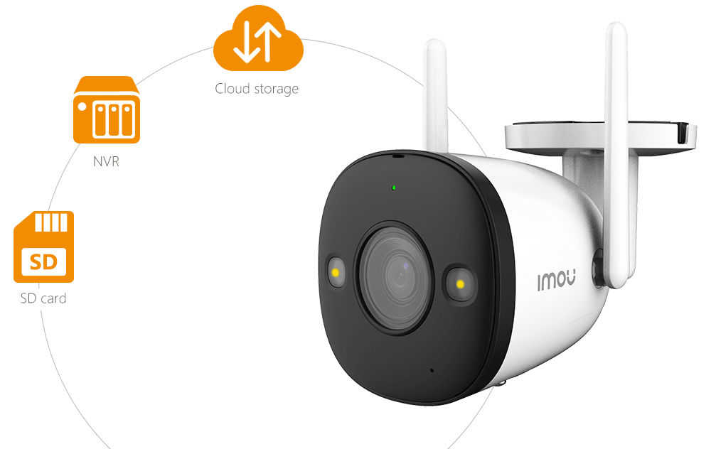 Camera IMOU Bullet 2/2C/2E Camera Ngoài Trời, Chống nước IP67, Chuẩn nén H265, Theo dõi chuyển động, Quay Màu ban đêm - Hãng Chính Hãng