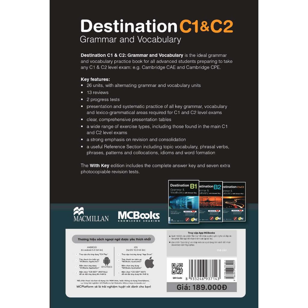 Sách - Giáo Trình Destination C1&C2  Phiên bản mới + Audio phần nghe - MC