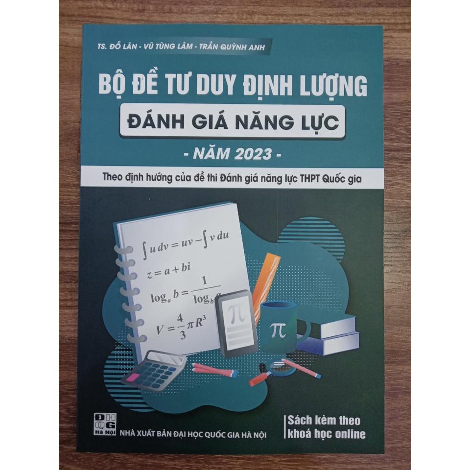 Sách - Bộ đề tư duy định lượng đánh giá năng lực