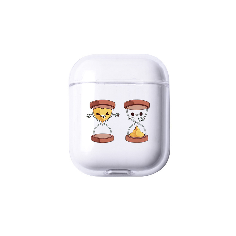 Bao case in hình cho tai nghe Apple Airpods 1 / Airpods 2 / Earpods Hình Hourglass  - Hàng Chính Hãng