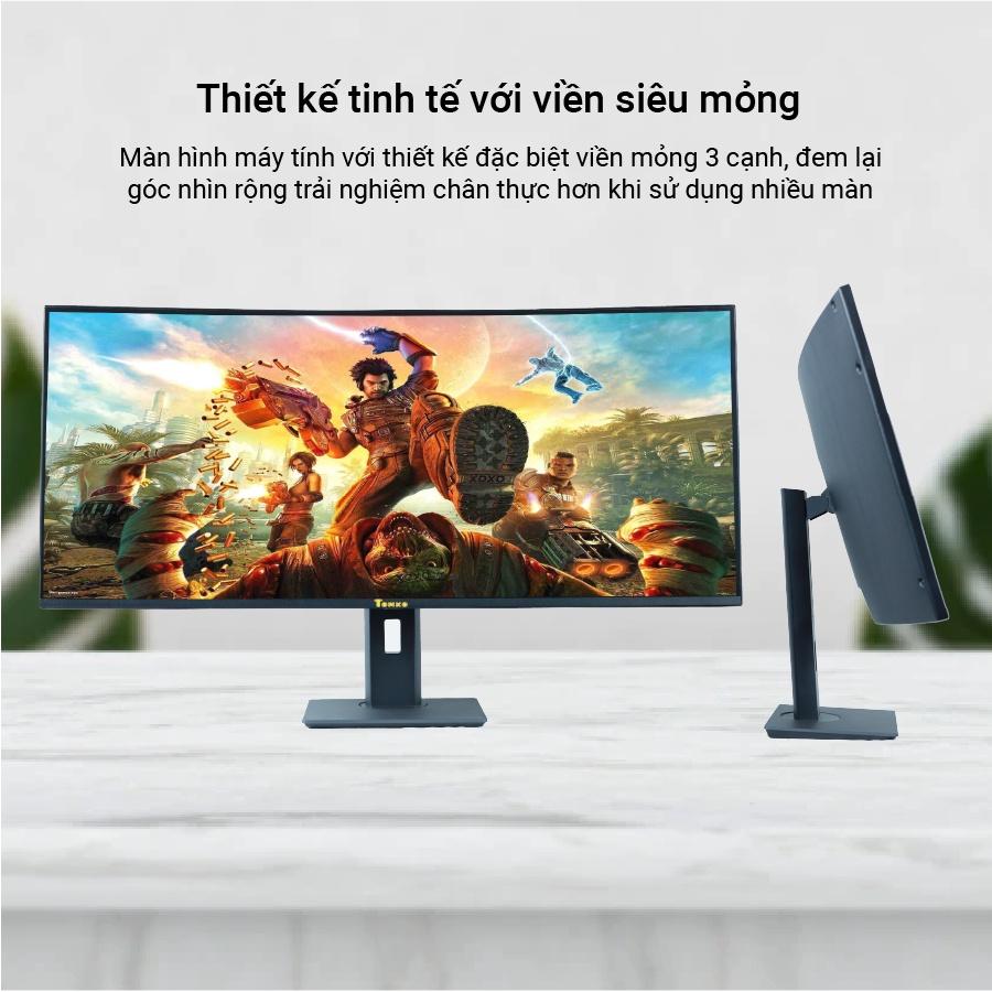 Màn hình TOMKO GE388Q 38_ Full 3 viền Màn cong 4K 60Hz - Hàng Chính Hãng Tomko