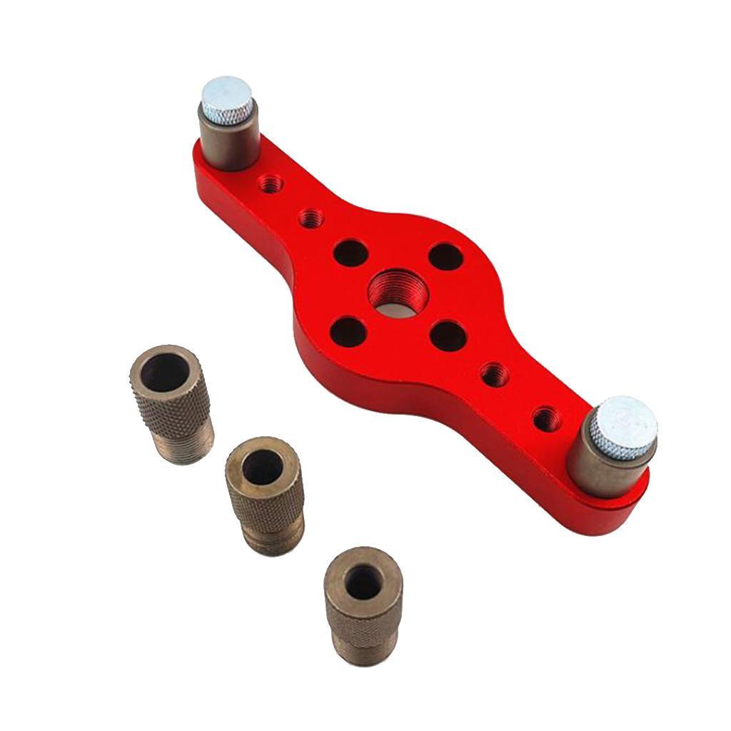 2 Set Wood Dowel Hole Drilling Guide Circular Wood Puncher Locator Woodworking